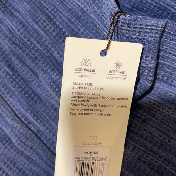 CALIA Women's Ultra High Rise Essential Jacquard 7/8 Legging - Picture 8 of 10